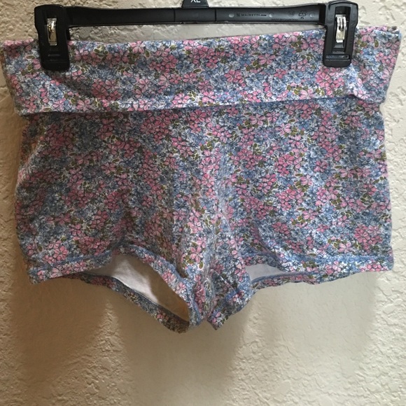 Floral, Fabric, Athletic Shorts!
