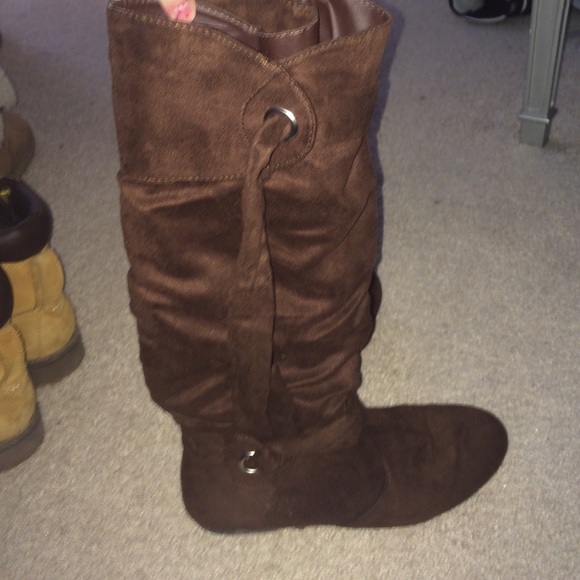 Brown Knee High Boots