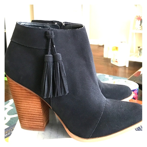 Sole Society Navy Blue Booties