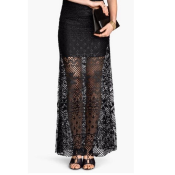 Lace Maxi Skirt NWT