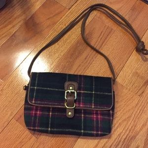 Plaid crossbody bag