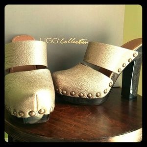 New in Box. UGG Collection Metallic Clogs