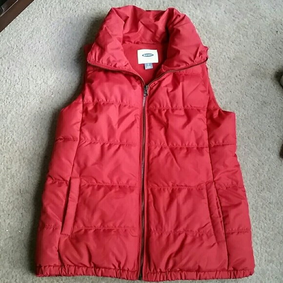 Old Navy frost free vest "red saffron"
