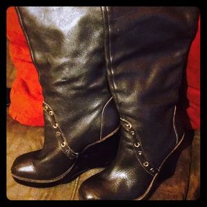 Michael Kors Knee High Leather Boots!!