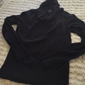 a.n.a. Black long sleeve cowl neck sweater