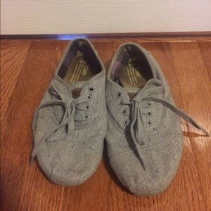 Gray TOMS sneakers