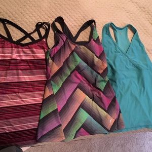 Lot of 3 workout tank tops