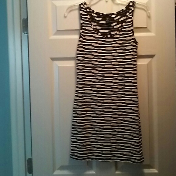Black and white dress