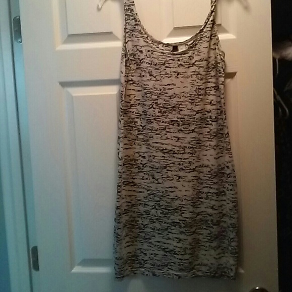 Black and Grey mini dress