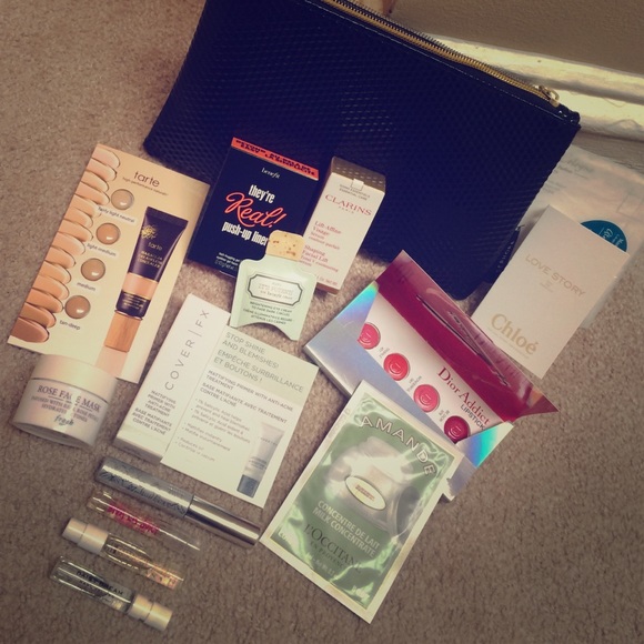 Sephora Other - High end bundle of 14 NEW samples and Sephora bag