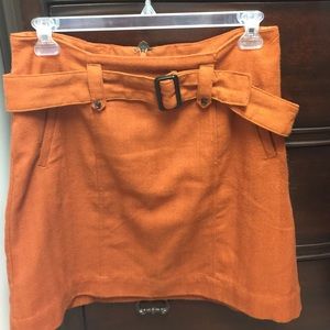 ***SOLD***Burnt Orange Skirt Size 12