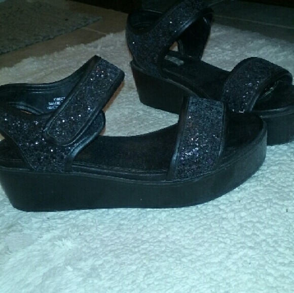 Sparkle Platform Sandals