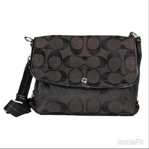 🛒SOLD Authentic Coach Black Messenger Bag