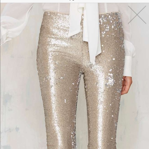 Nasty Gal sequin leggings