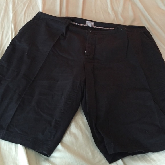 Black Bermuda shorts