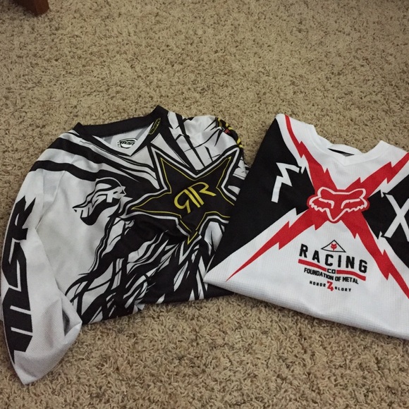 Fox and rockstar racing jerseys bundle!