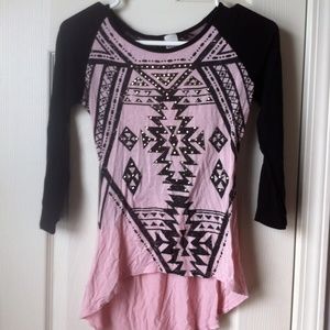 Cute pink and black shirt