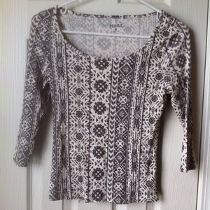tribal print shirt