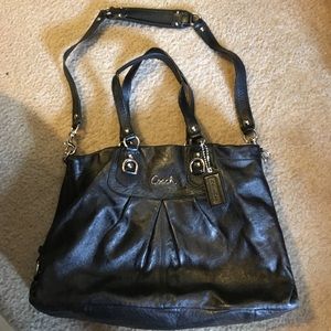 Coach purse with additional should strap