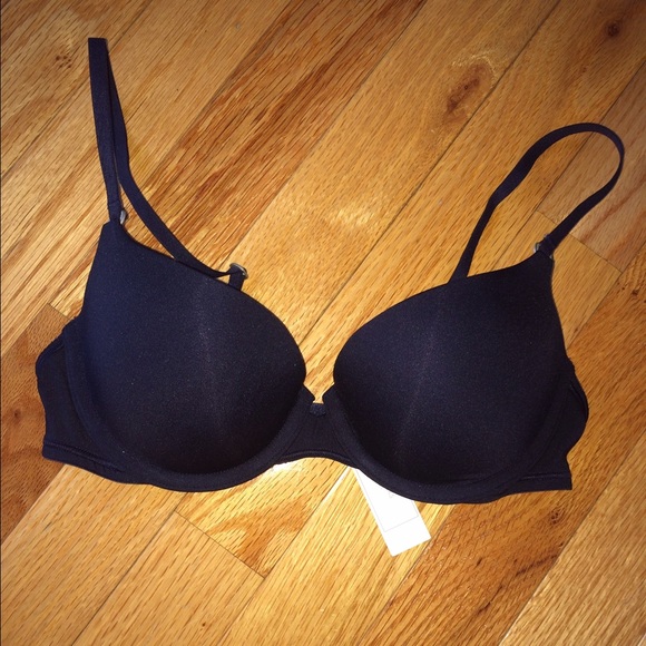 Gilly Hicks Navy Blue Push em' Up Bra
