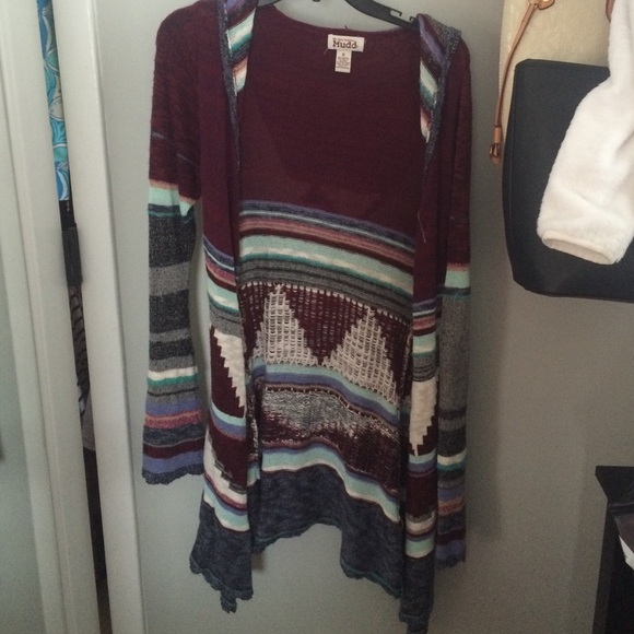 Long Maroon Sweater