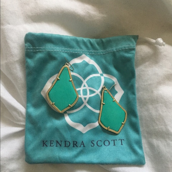 Kendra Scott Alexandra Gold teal turquoise