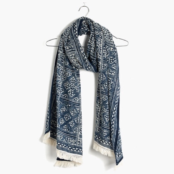 ISO! Madewell indigo tile scarf!