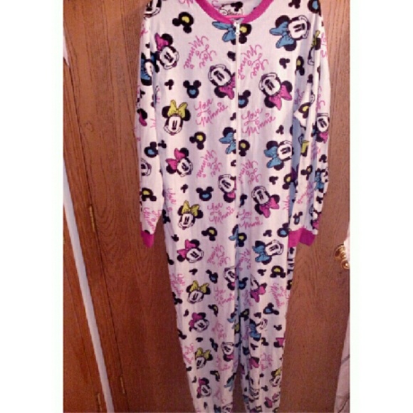 Minnie mouse footed pajamas