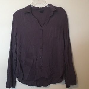 Forever 21 Blue/Gray Button Up