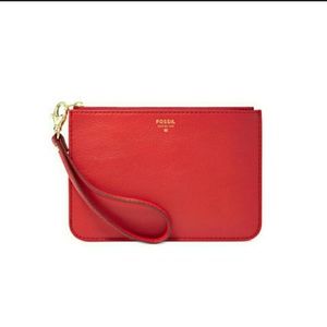 💋Lil Red Wristlet Fossil wallet