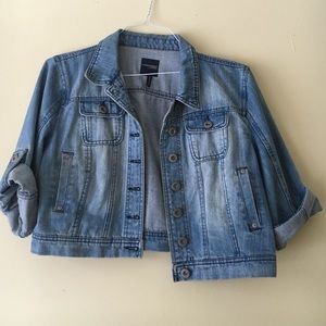 Highway Jeans Cropped Denim Jacket