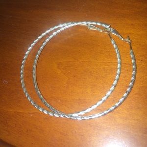 Bigger hoop earrings