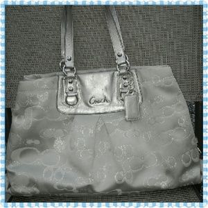 RESERVED Pre Loved Coach Silver Ashley Signature.