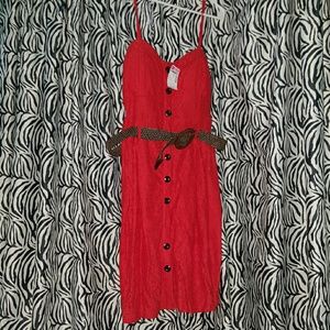 Red Lace Dress! (DEBSHOPS)