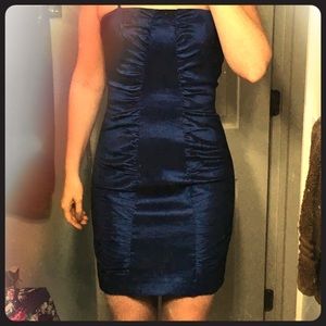Calvin Klein dark royal blue cocktail dress