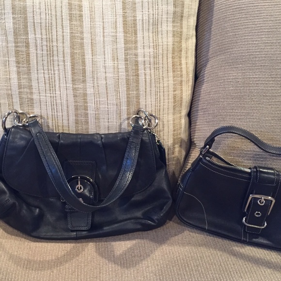 Coach black leather bag - Picture 3 of 3