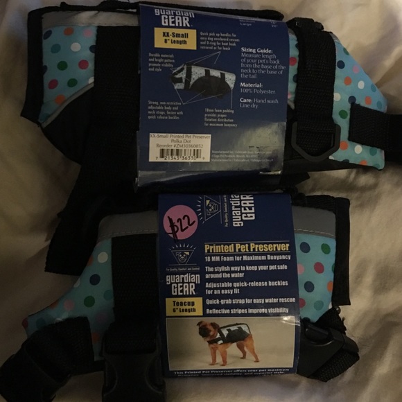 NWT dog life jacket / vest. Pink or blue. - Picture 4 of 4
