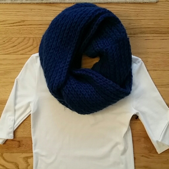 Soft Blue Knit Infinity Scarf Cotton On