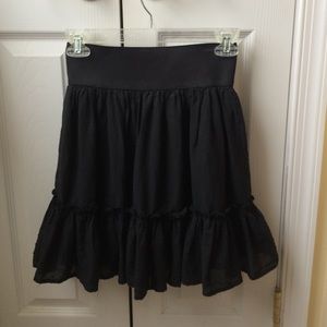 Black skirt