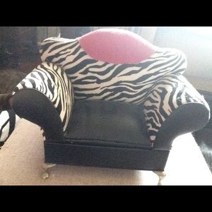 Zebra couch jewelry box