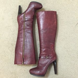Nine West tall leather boots