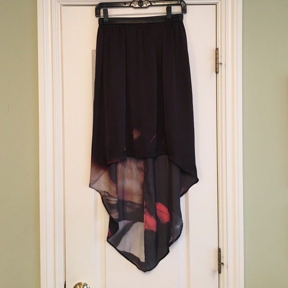 Cut25 high/low skirt.