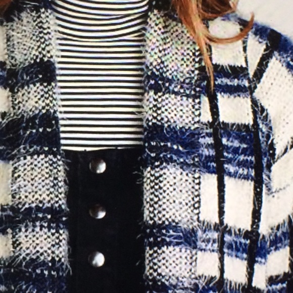 🍃💖Anthropologie La Fee Verte Eyelash Cardigan - Picture 3 of 4