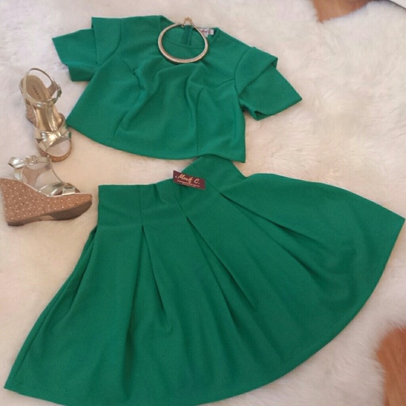 Monif C Other - **SOLD** Skirt and  Mid Shirt Set