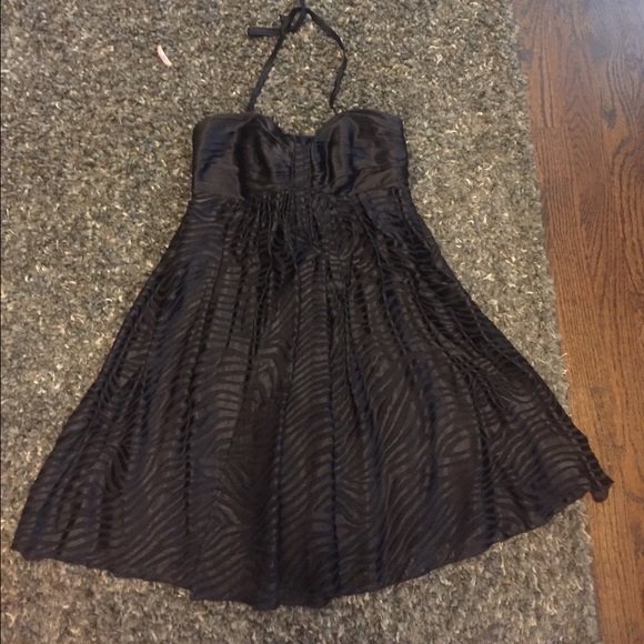 Express satin bandeau baby doll dress