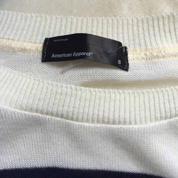American Apparel Striped Sweater - Picture 3 of 4