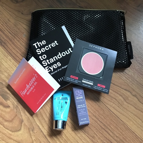 Sephora Makeup Bag w/ Samples
