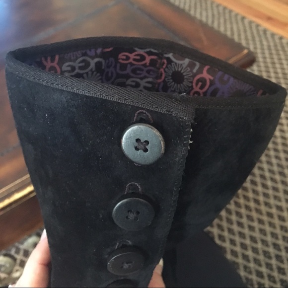 UGG Australia Lo Pro Authentic Black Boots - Picture 3 of 4