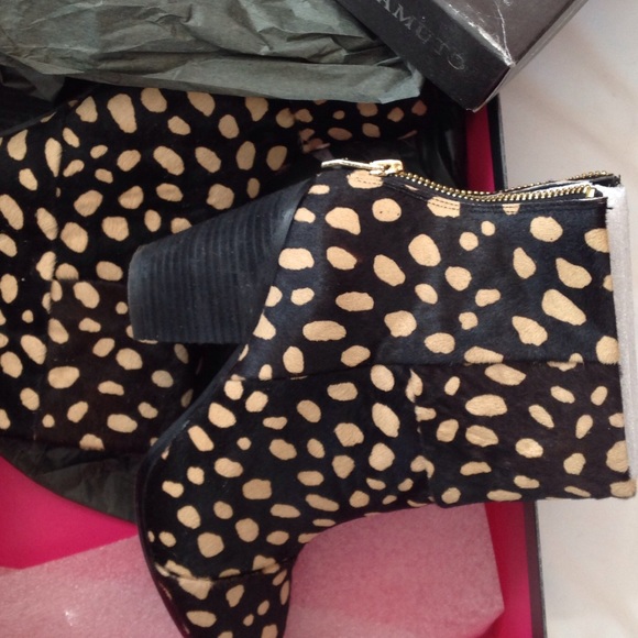 Vince Camuto hair calf boots