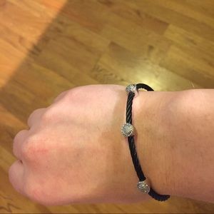 Charriol diamond rope bangle bracelet